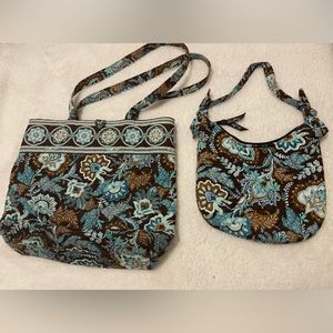 Medium and small size floral paisley pocketbook by Vera Bradley